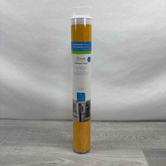 Cricut Other - Cricut Permanent Glossy Premium Vinyl Maize Yellow